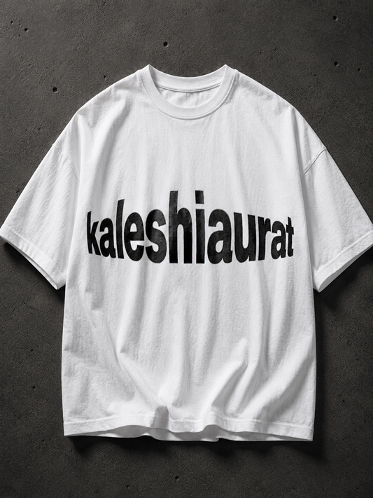 Kaleshi Aurat Text Tee