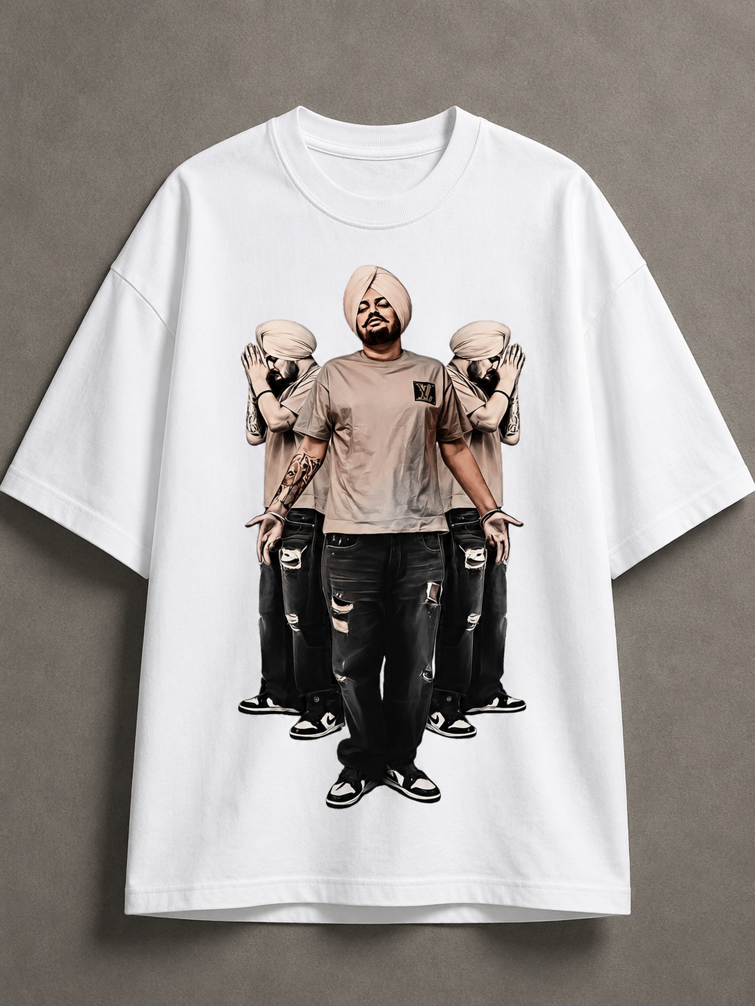 Moosewala Triple Vision Printed Tee