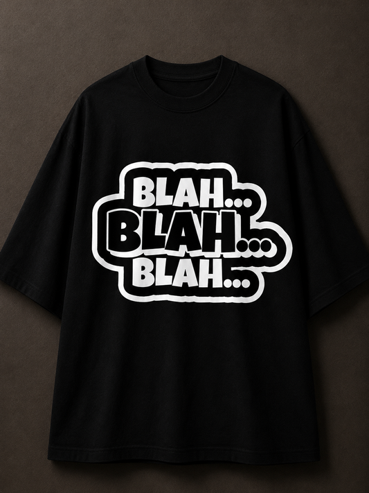 Blah Blah Blah Printed Tee