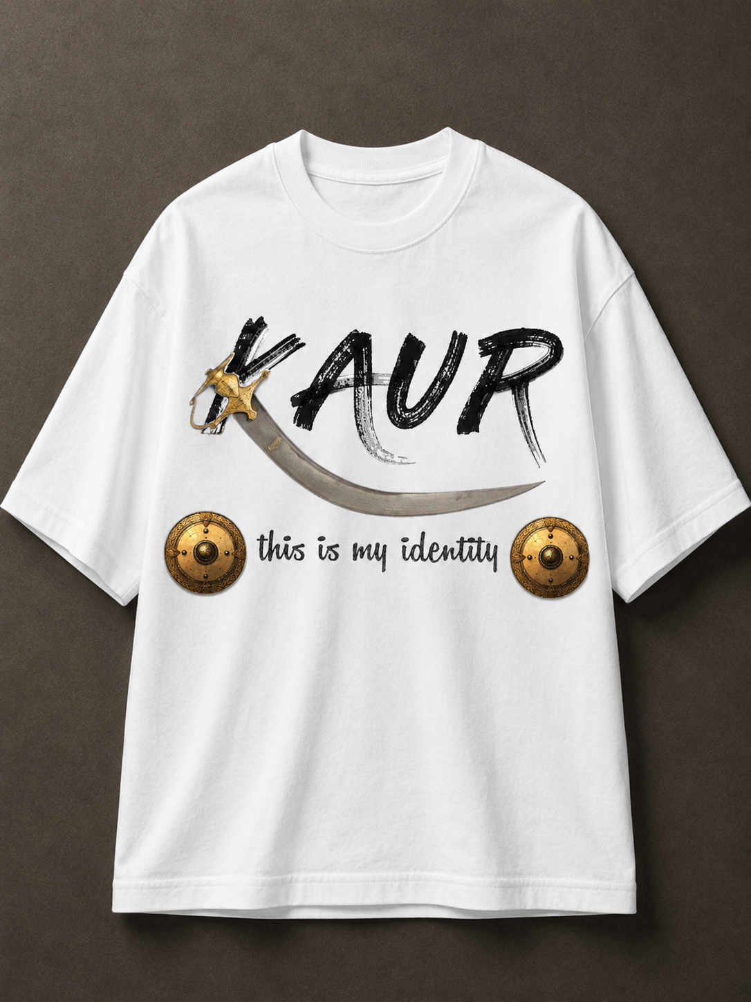 Kaur – This Is My Identity Printed Tee