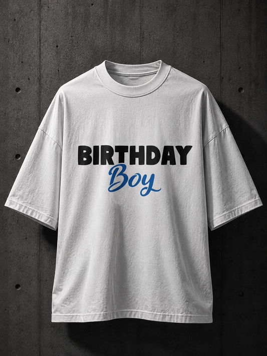Birthday Boy Printed Tee