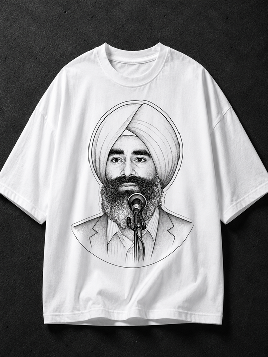 Jaswant Singh Khalra Printed Tee Vol. 3
