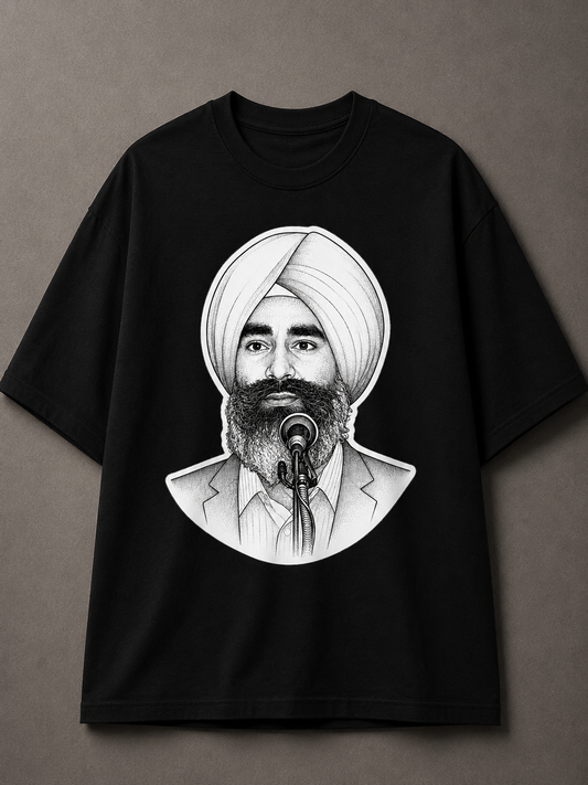 Jaswant Singh Khalra Printed Tee Vol. 3
