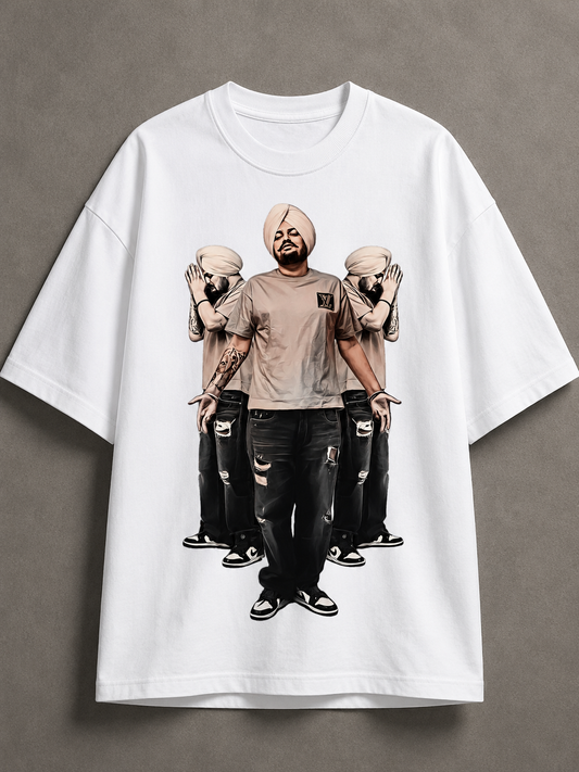 Moosewala Triple Vision Printed Tee