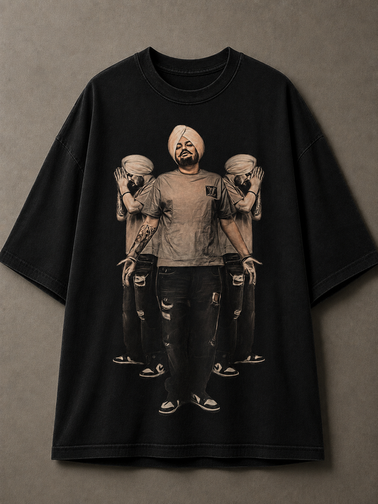 Moosewala Triple Vision Printed Tee