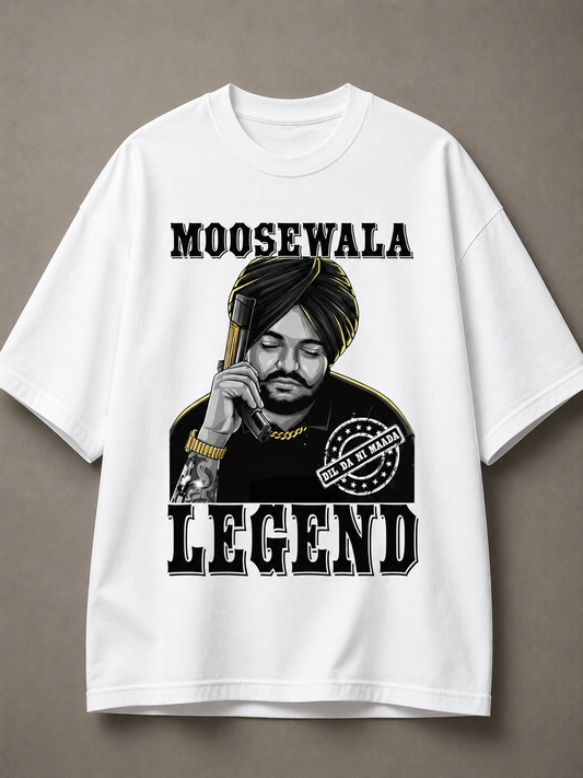 Moosewala Legend Printed Tee