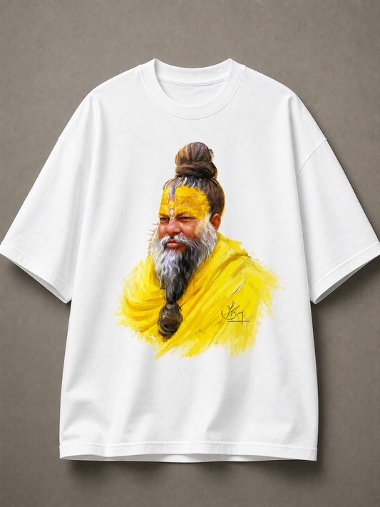 Premanand Maharaj Ji Portrait Printed Tee