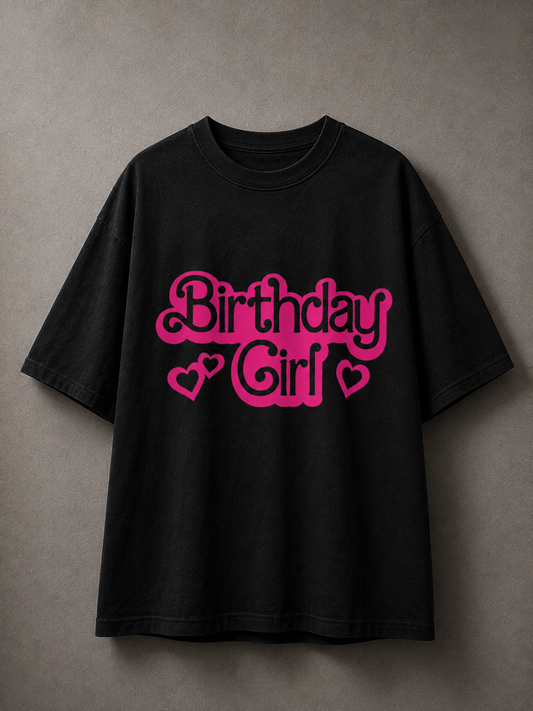 Birthday Girl Printed Tee
