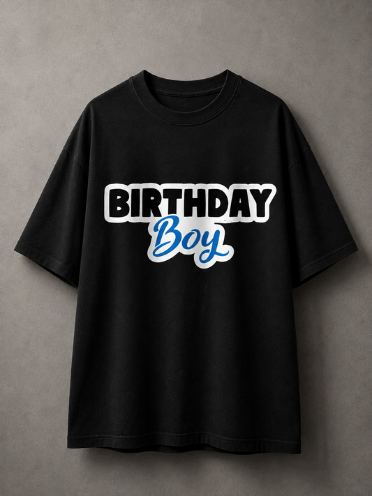 Birthday Boy Printed Tee