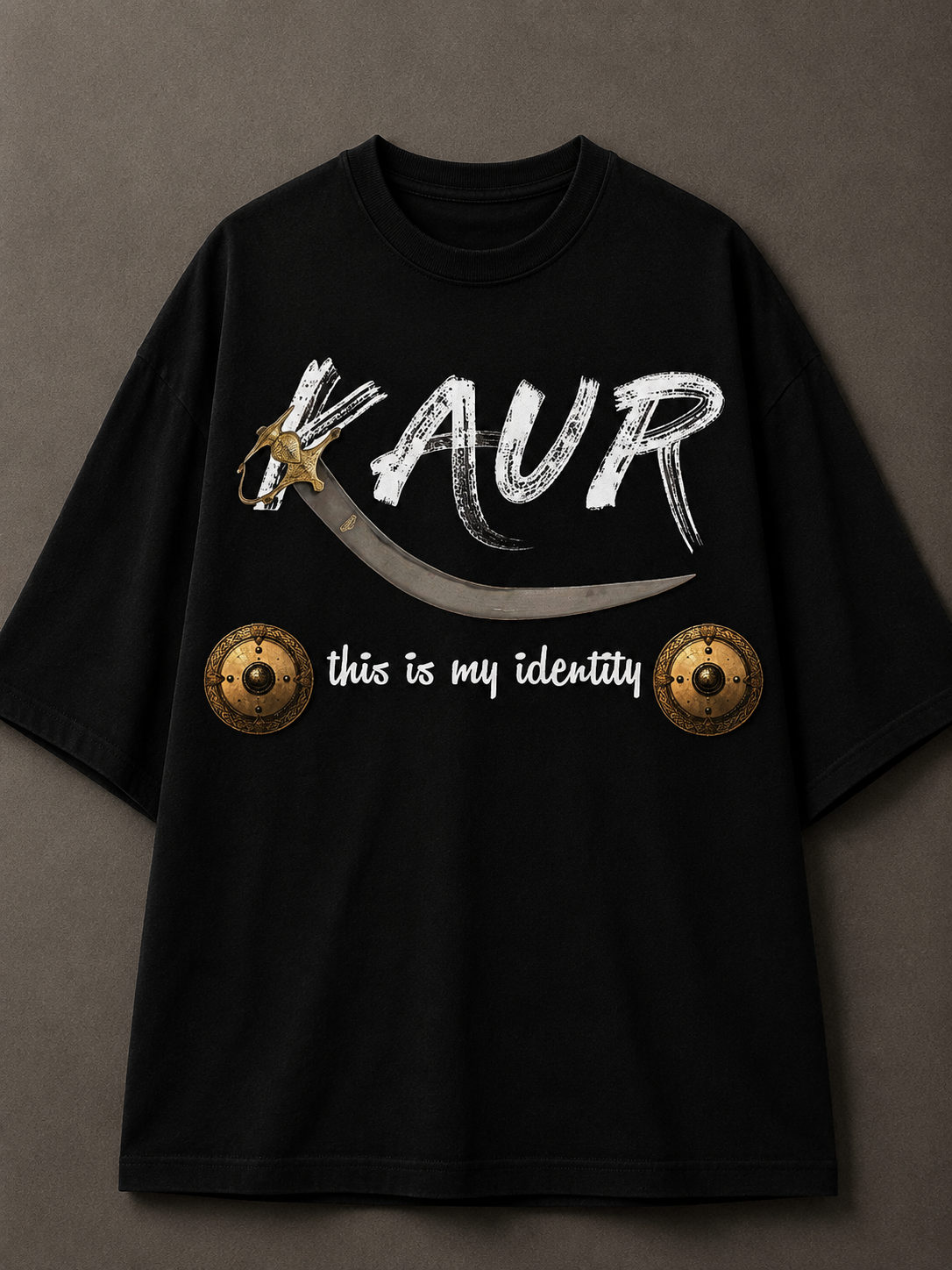 Kaur – This Is My Identity Printed Tee