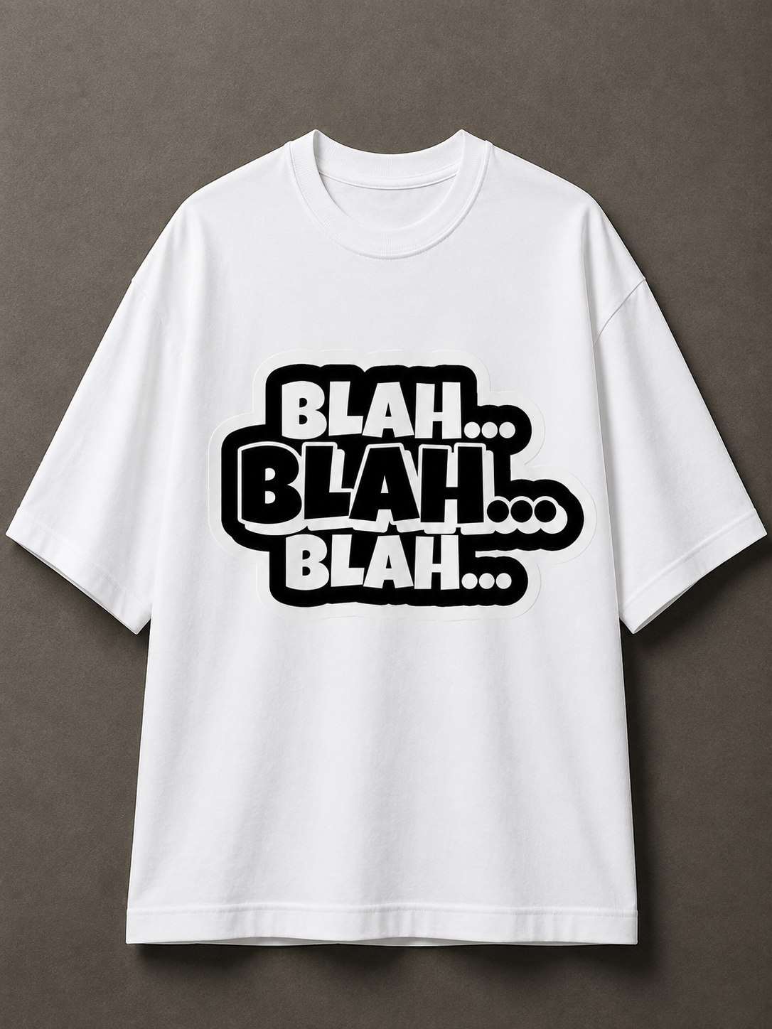Blah Blah Blah Printed Tee
