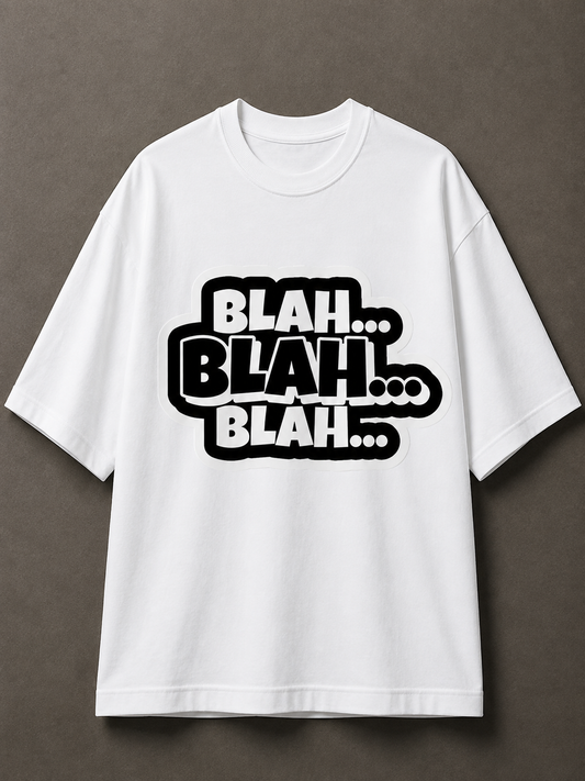 Blah Blah Blah Printed Tee
