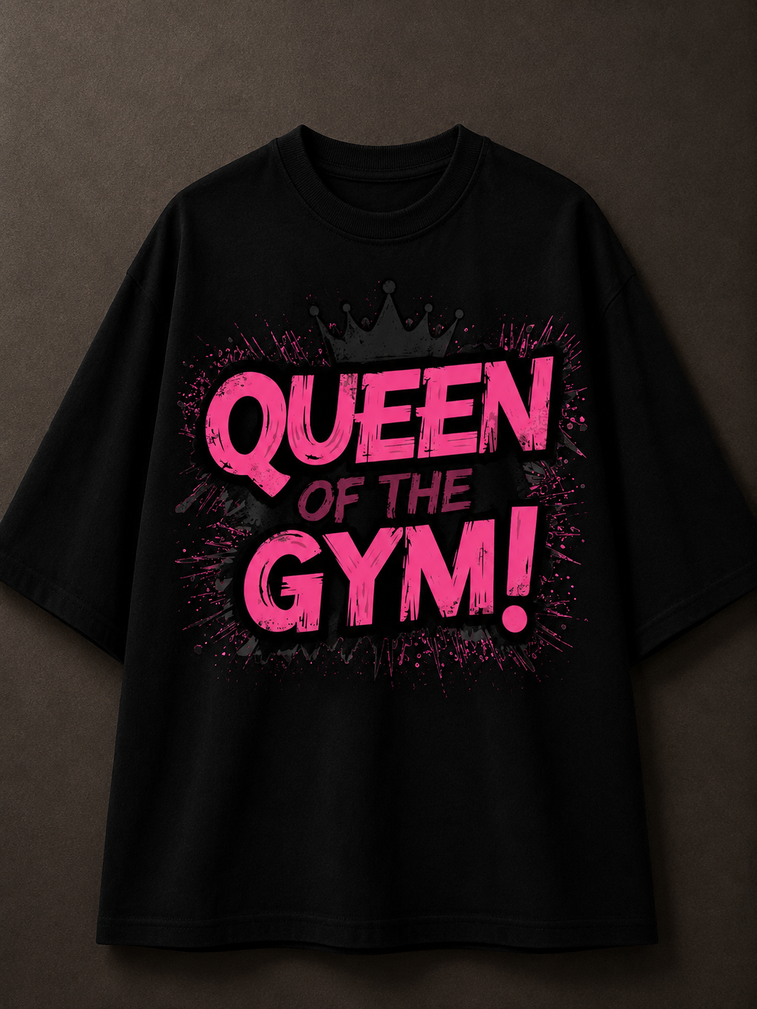 Queen of the Gym Printed Tee