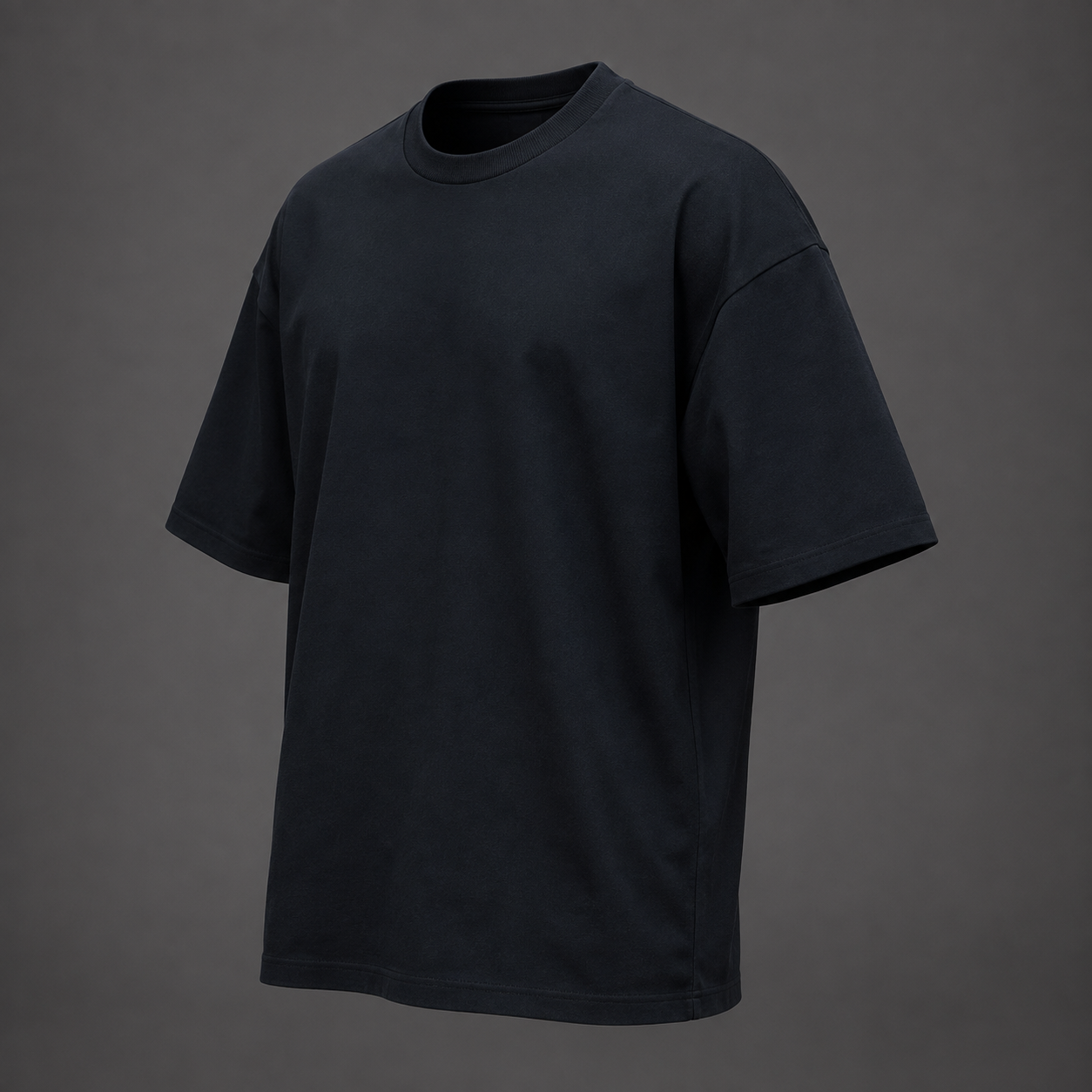 Plain Drop Shoulder Oversized T-Shirt – Heavyweight Streetwear Tee