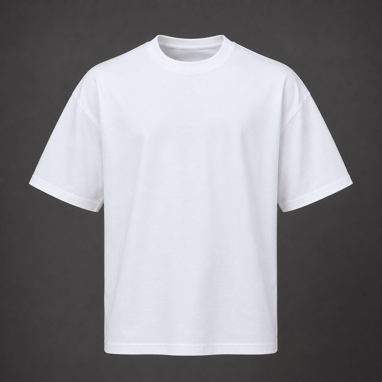 Plain Drop Shoulder Oversized T-Shirt – Heavyweight Streetwear Tee