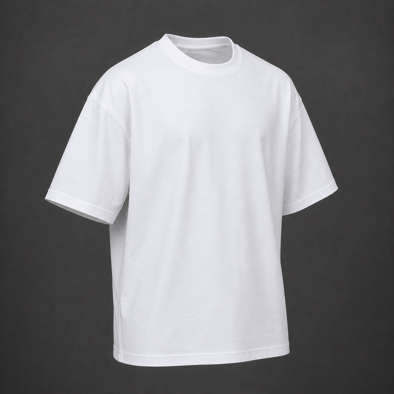 Plain Drop Shoulder Oversized T-Shirt – Heavyweight Streetwear Tee