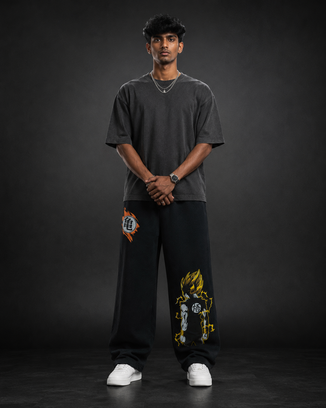 Goku Baggy Trouser – Anime Streetwear Pants for Men