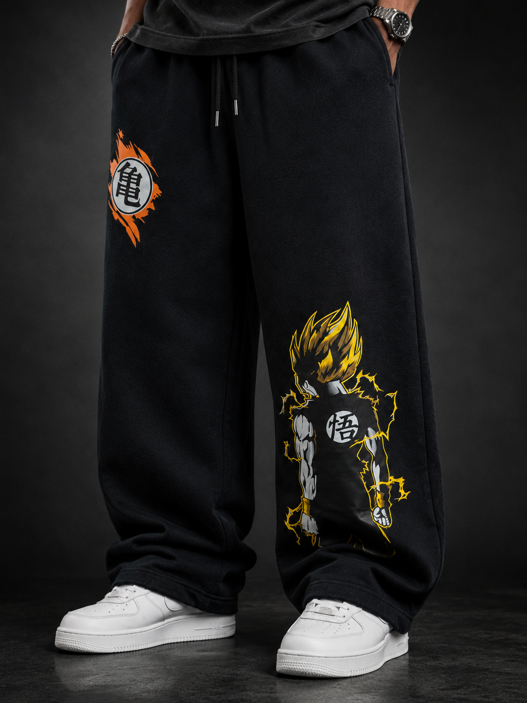 Goku Baggy Trouser – Anime Streetwear Pants for Men