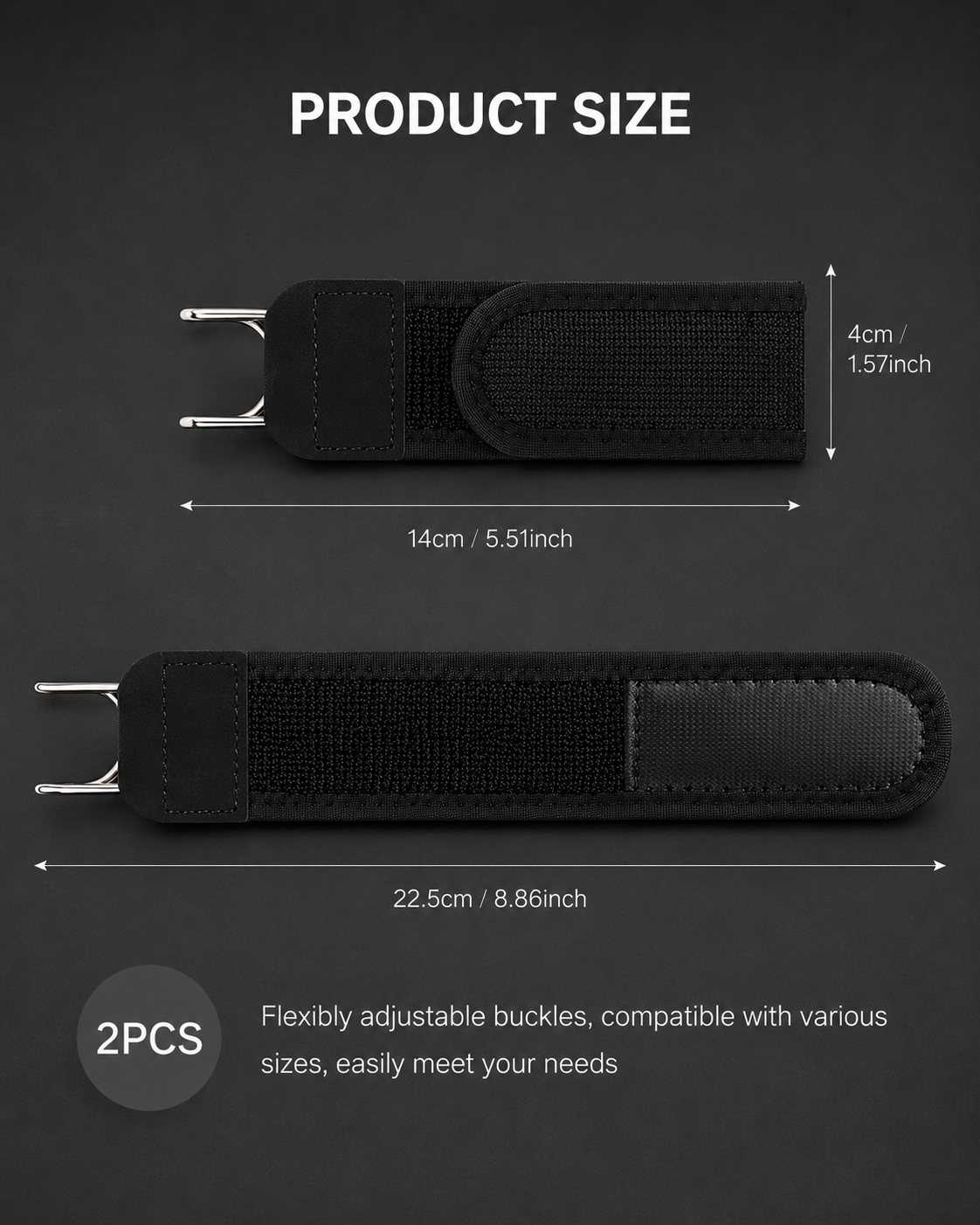 Buckleless Belt – Pack of 2