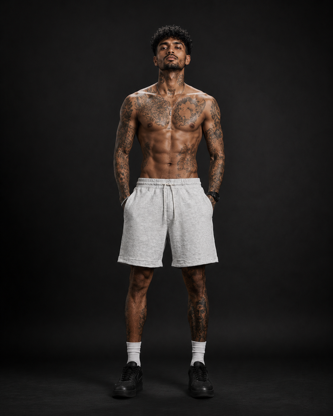 Fleece Shorts – Light Grey