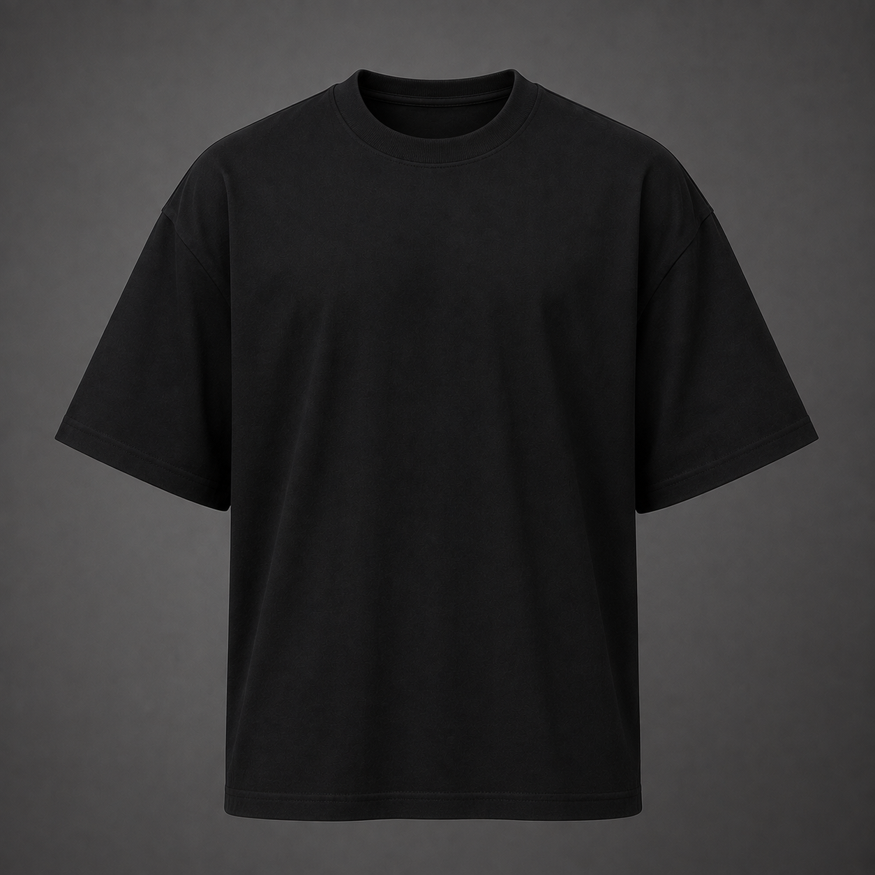 Plain Drop Shoulder Oversized T-Shirt – Heavyweight Streetwear Tee