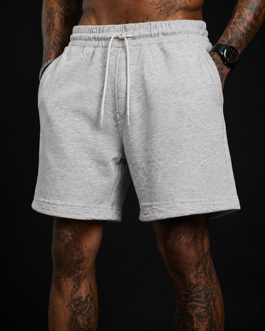 Fleece Shorts – Light Grey